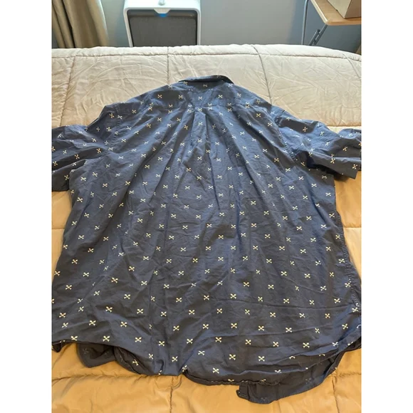 Men's Vineyard Vines Blue & White Button Down Shirt Size M - Picture 2 of 3